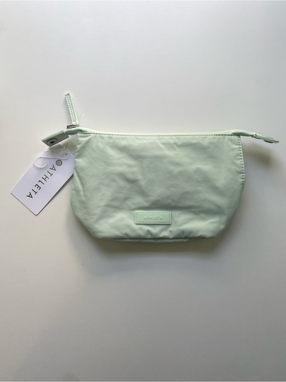Athleta Light Mint All About Cosmetic Pouch, Small, New